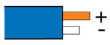 Type RX, International IEC 584-3 (Intrinsically Safe): Blue, +Orange, -White