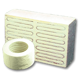 Ceramic fiber heater group