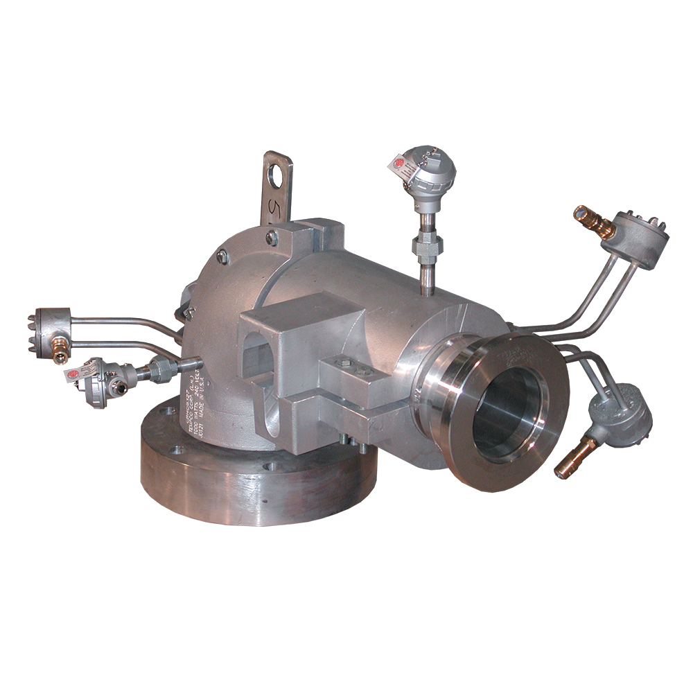 Cast-In Transfer/Feed Pipe