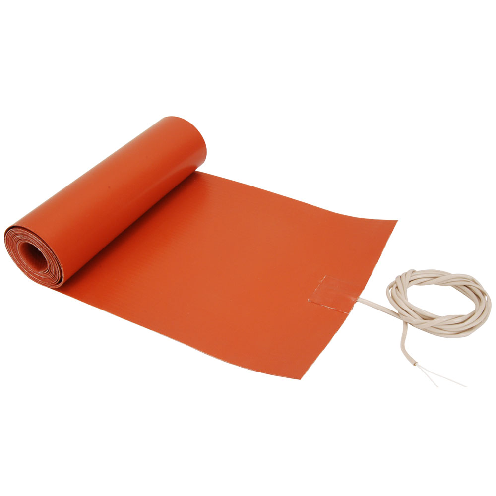 Silicone Rubber Heater Mats, Standard Sizes, Custom Design