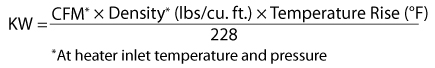 Compressed Air KW equation (English)