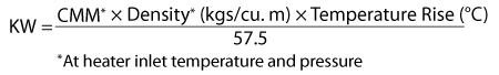 Compressed Air KW equation (English)