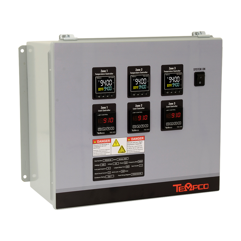 Temperature discount control panel