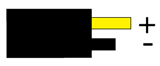 Type J, French NFE-18001: Black, +Yellow, -Black