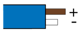 Type T, International IEC 584-3 (Intrinsically Safe): Blue, +Brown, -White