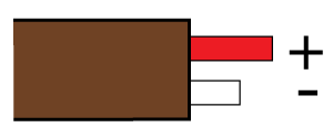 Type T, Japanese JIS C1610-1981: Brown, +Red, -White