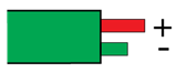 Type K, German DIN43710: Green, +Red, -Green