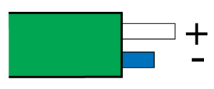 Type RX, British BS1843: Green, +White, -Blue