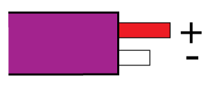 Type E, Japanese JIS C1610-1981: Purple, +Red, -White