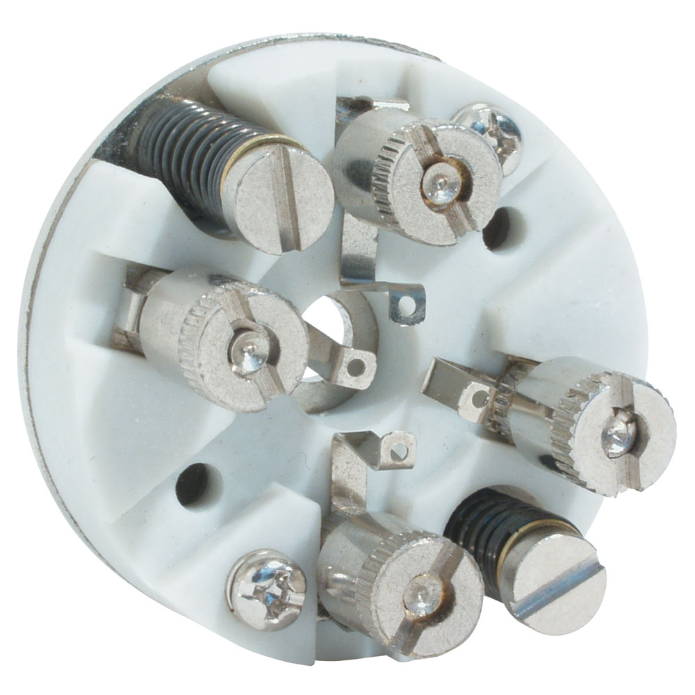 4-Terminal Spring-Loaded Terminal Block