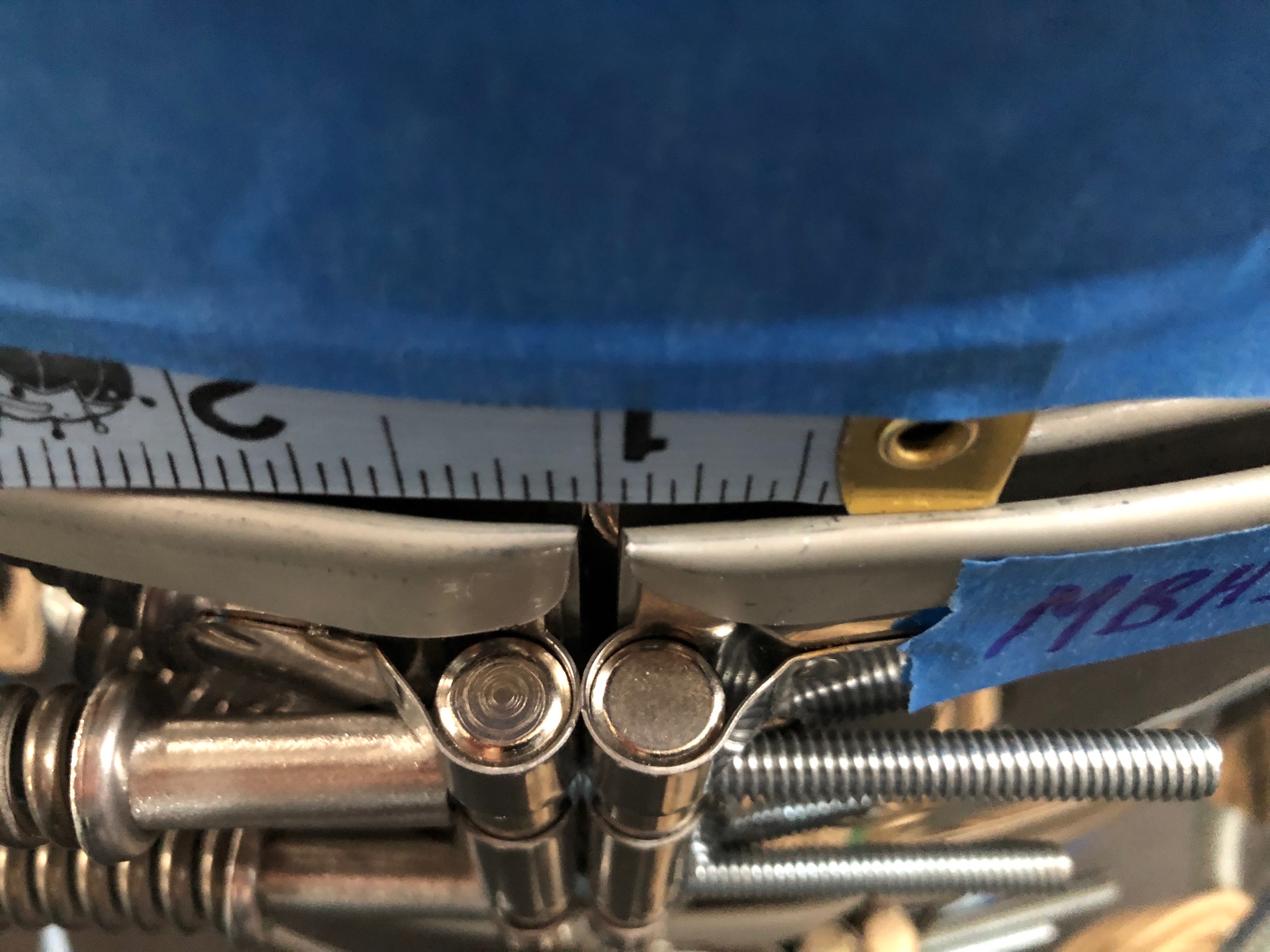 Gap for Refitted Micaband Heater