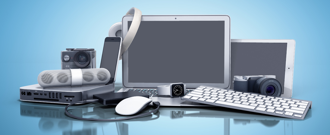 Group of consumer electronics