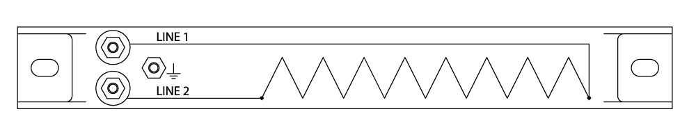 Drawing of grounded lead wire