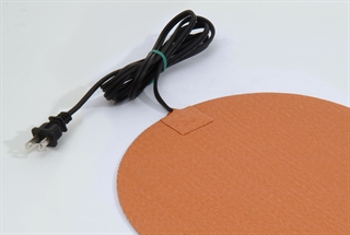 Silicone Rubber Heater with Power Cord