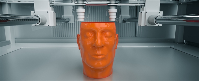 Head printed on 3D printer