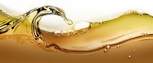 Close up of yellow Fuel Oil