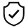 checkmark inside safety sign
