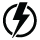 lightning bolt through a circle