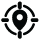 Circle with four points and a location marker inside