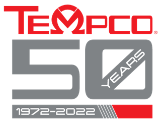 Tempco 50 Years Anniversary logo, 1972-2022