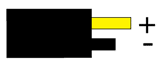 Type J, French NFE-18001: Black, +Yellow, -Black