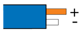 Type RX, International IEC 584-3 (Intrinsically Safe): Blue, +Orange, -White