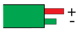 Type K, German DIN43710: Green, +Red, -Green