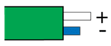 Type RX, British BS1843: Green, +White, -Blue