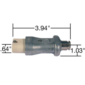 Straight Electrical Plug